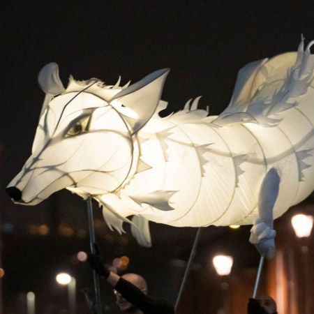 Giant Arctic Fox Puppet