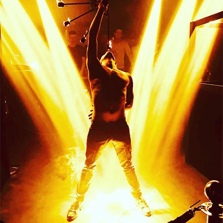 Male Fire Artist Italy