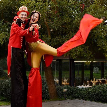 Themed Stilt Walkers Italy
