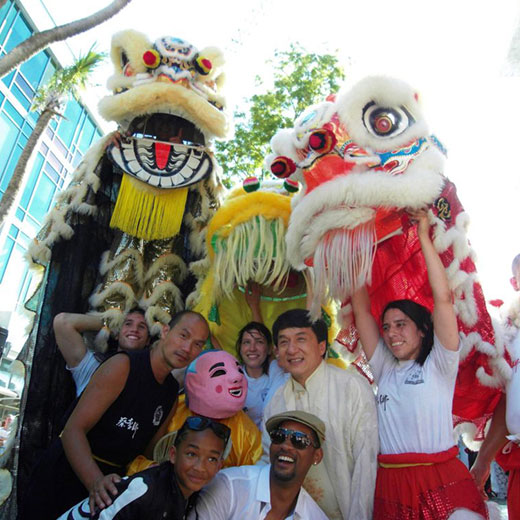 Danse du lion chinois en Floride