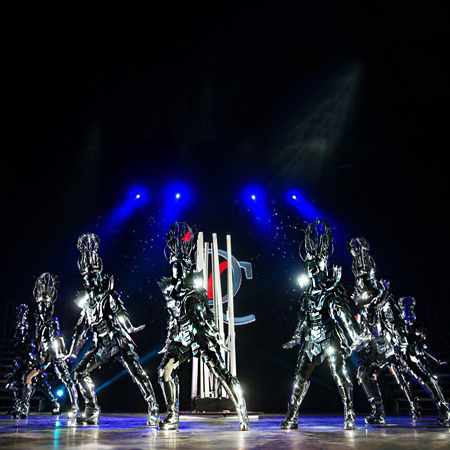 Futuristic Mirror Dancers
