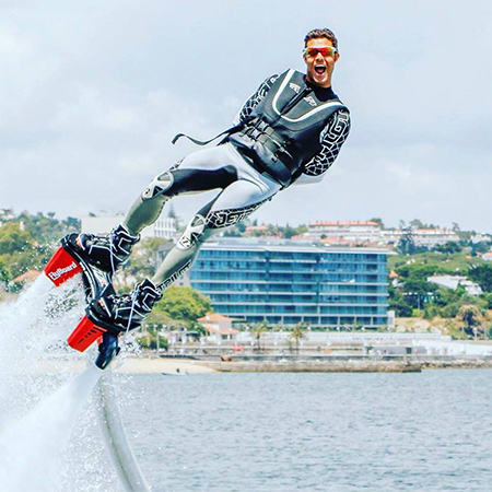 Flyboard-Fahrer Italien