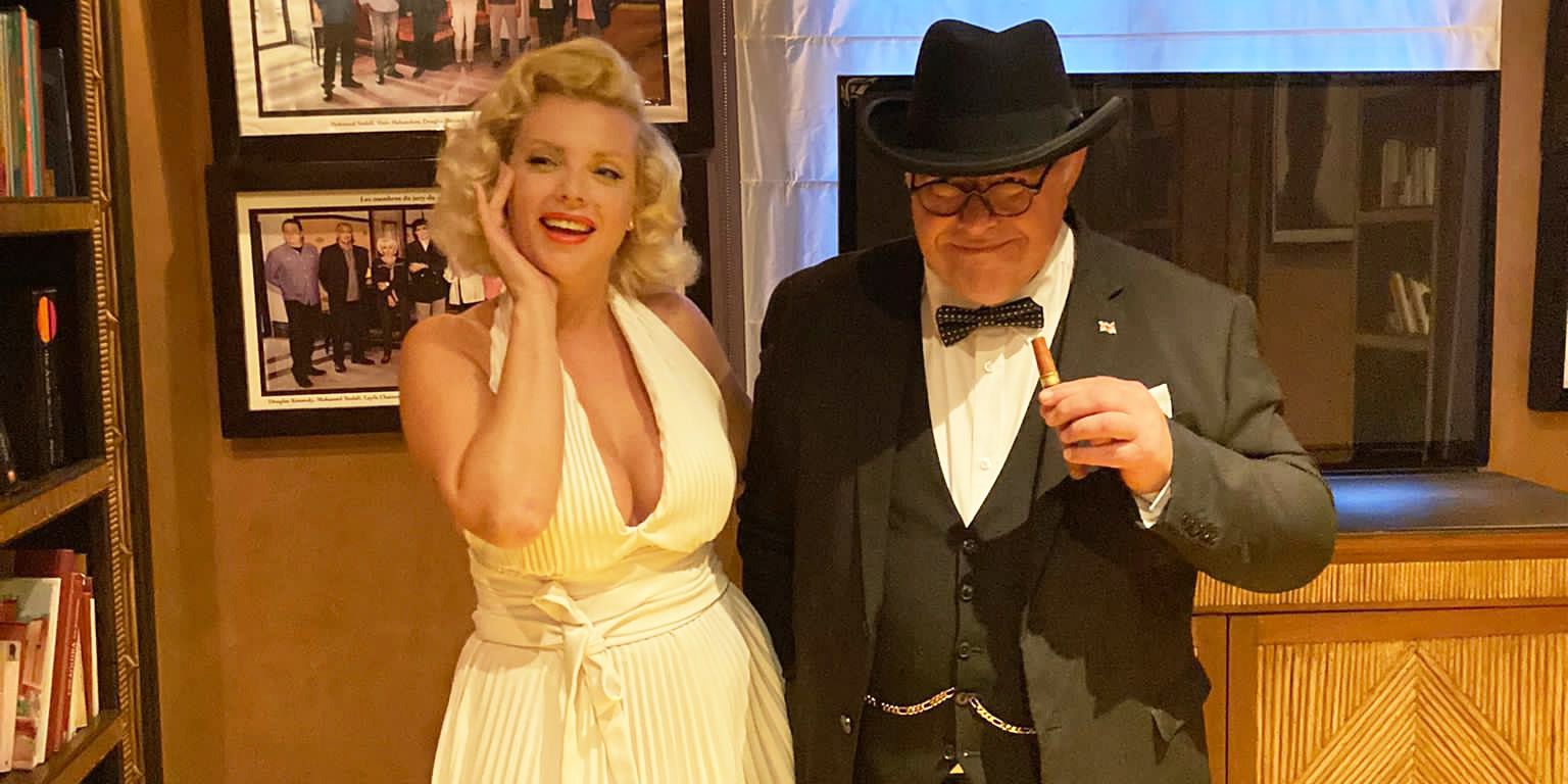 Marilyn and Winston Delight Guests at Morocco's Iconic La Mamounia Hotel