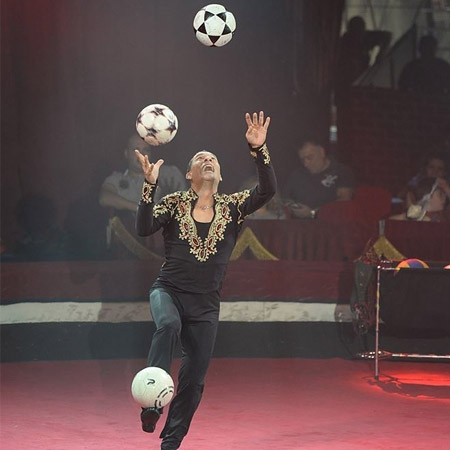 Malabarista de fútbol Bélgica