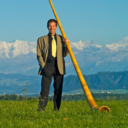 Traditionelle Schweizer Musiker