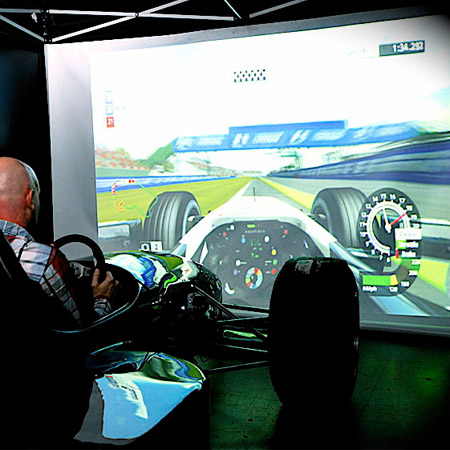 Simulateur ou partie de racing Formule 1 - Virtual Planet