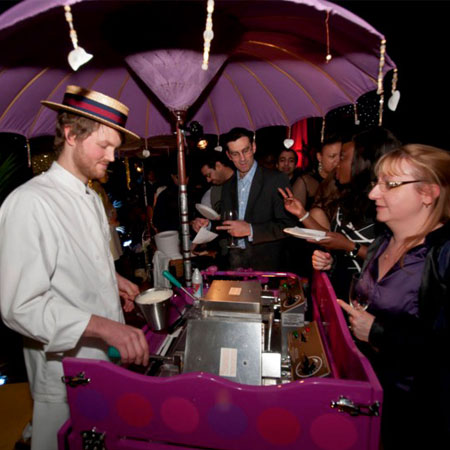 Mobile Waffel-Dreirad
