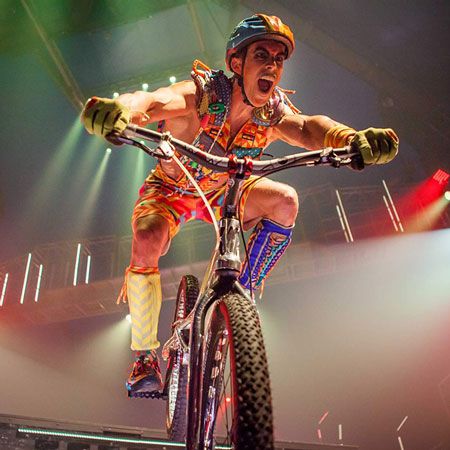 Mountainbike-Stuntshow