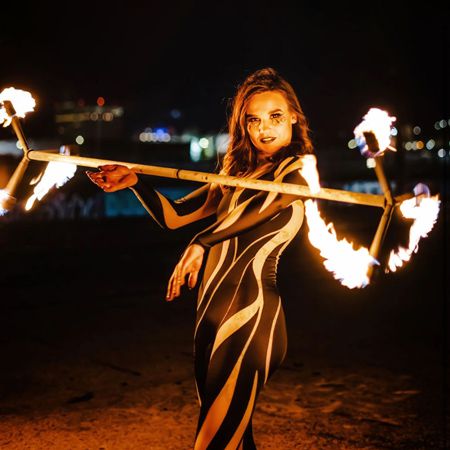 Female Fire Artist California