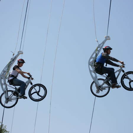Vertikales Fahrrad