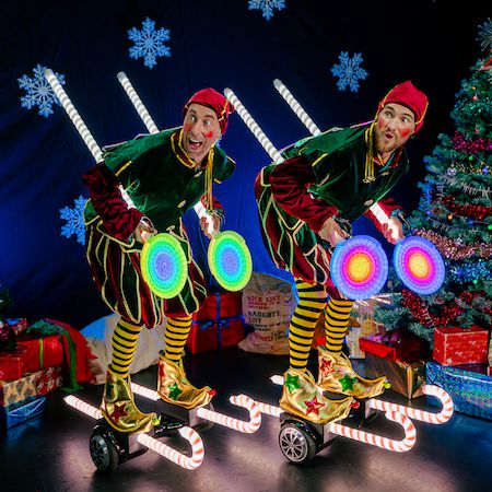 Hoverboard LED Candy Cane Elves