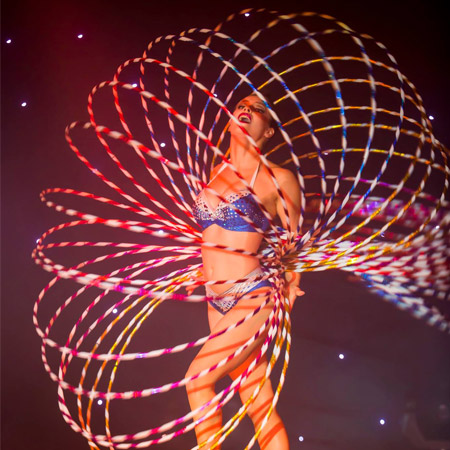 Vintage Hula Hoop Act