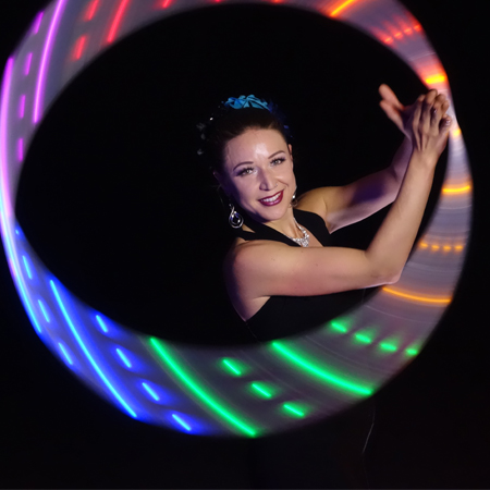 Spectacle de Hula Hoop à Paris