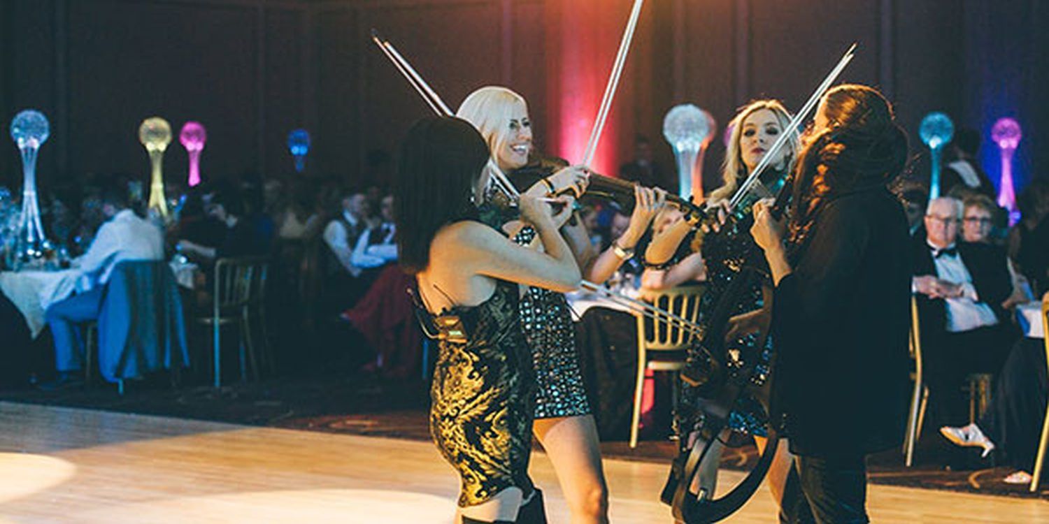 Electric String Quartet Stun At Charity Ball