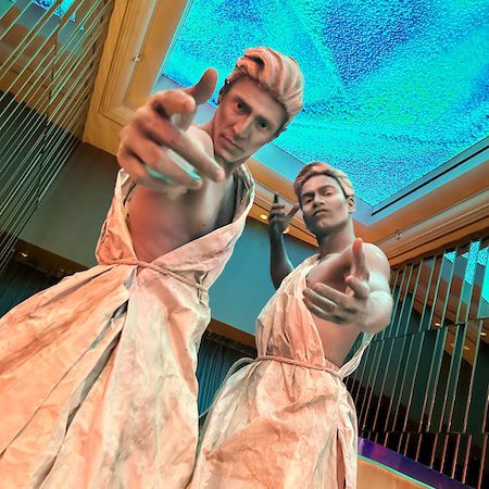 Stone-Like Statues in Motion