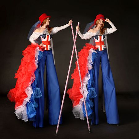 Union Jack Stelzenläufer