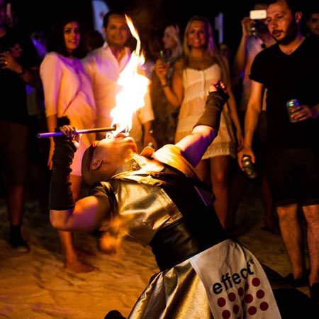 Dubai Fire Performers
