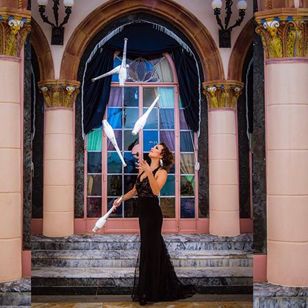 Female Juggling Artist