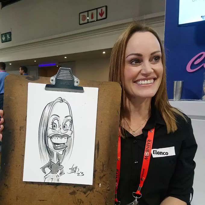 Hire Our Caricaturist In South Africa | Scarlett Entertainment