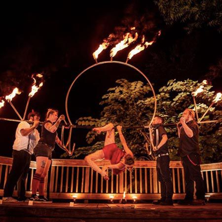 Espectáculo de fuego de lujo en Tennessee