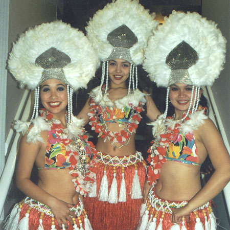 Polynesische Tänzer