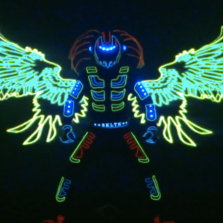 Tron Video Mapping Dance Act