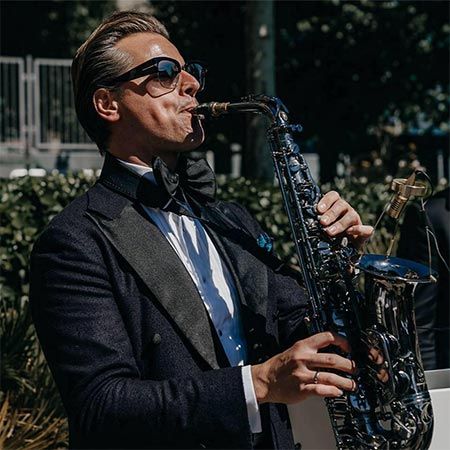 Saxofonista solista en Ámsterdam