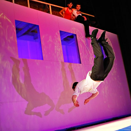 Acrobates de trampoline Catwall