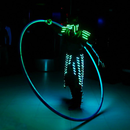 LED Tron Cyr Wheel Act