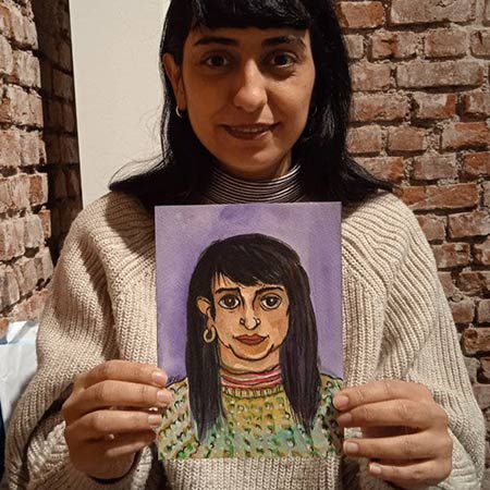 Watercolour Portraits Milan