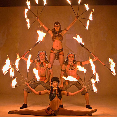 Egyptian Fire Show