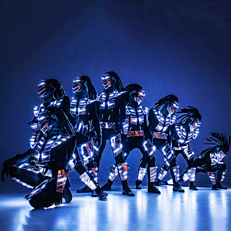 Acte de danse LED Russie