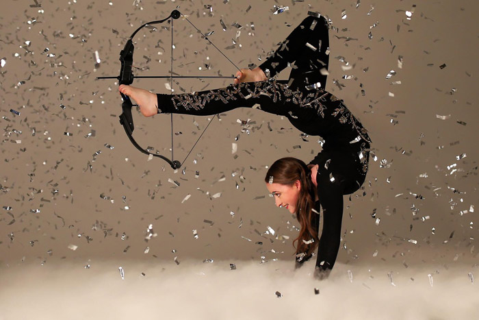 Female Foot Archer Book Archery Contortionist UK