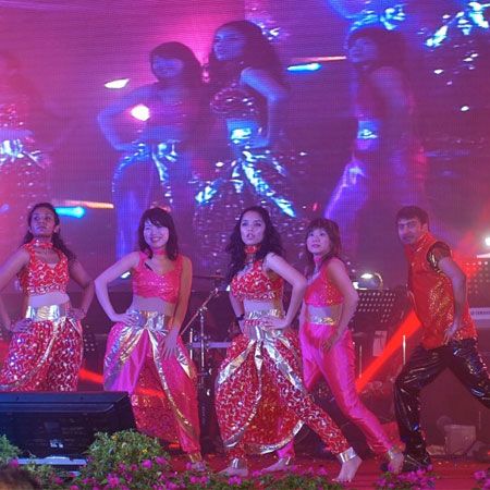 Bollywood-Tänzer Singapur