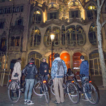 Visite à vélo de la ville