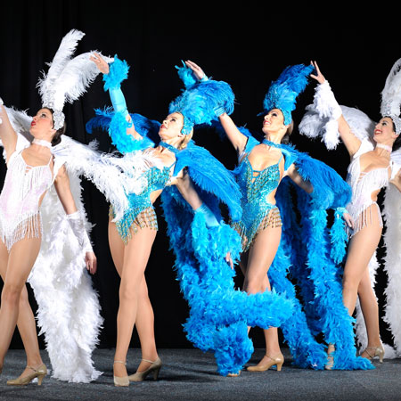 Can Can Showgirl Character Dance Costume