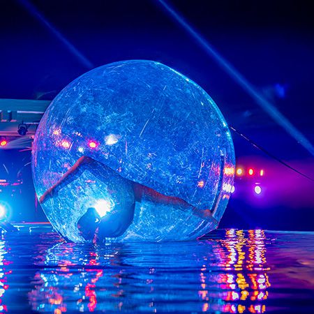 Floating Bubble Contortionist