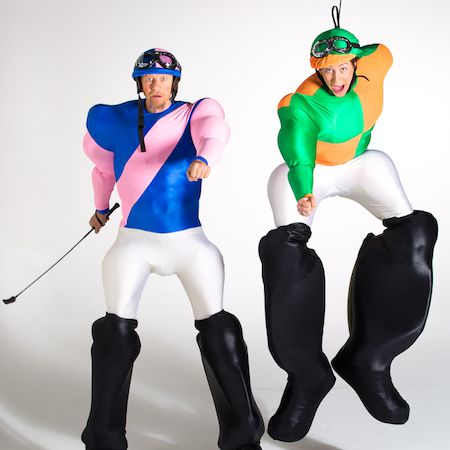 Jockey Themed Bouncing Stilts