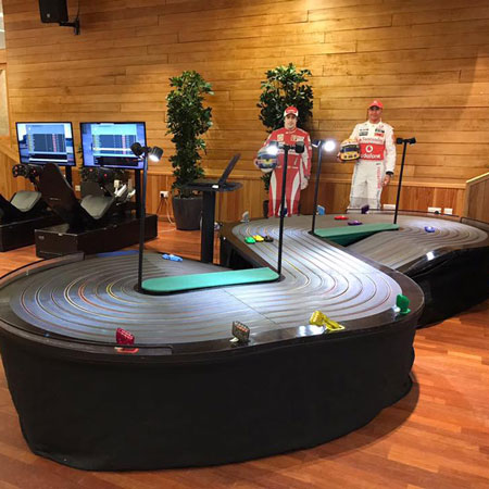 Giant 8 Lane Scalextric Hire Indoor - Leisure Hire