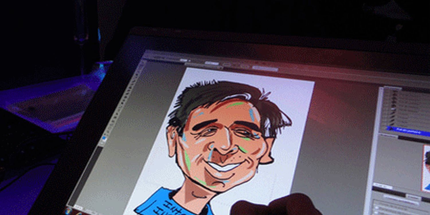 Caricaturist A Big Draw For Delegates