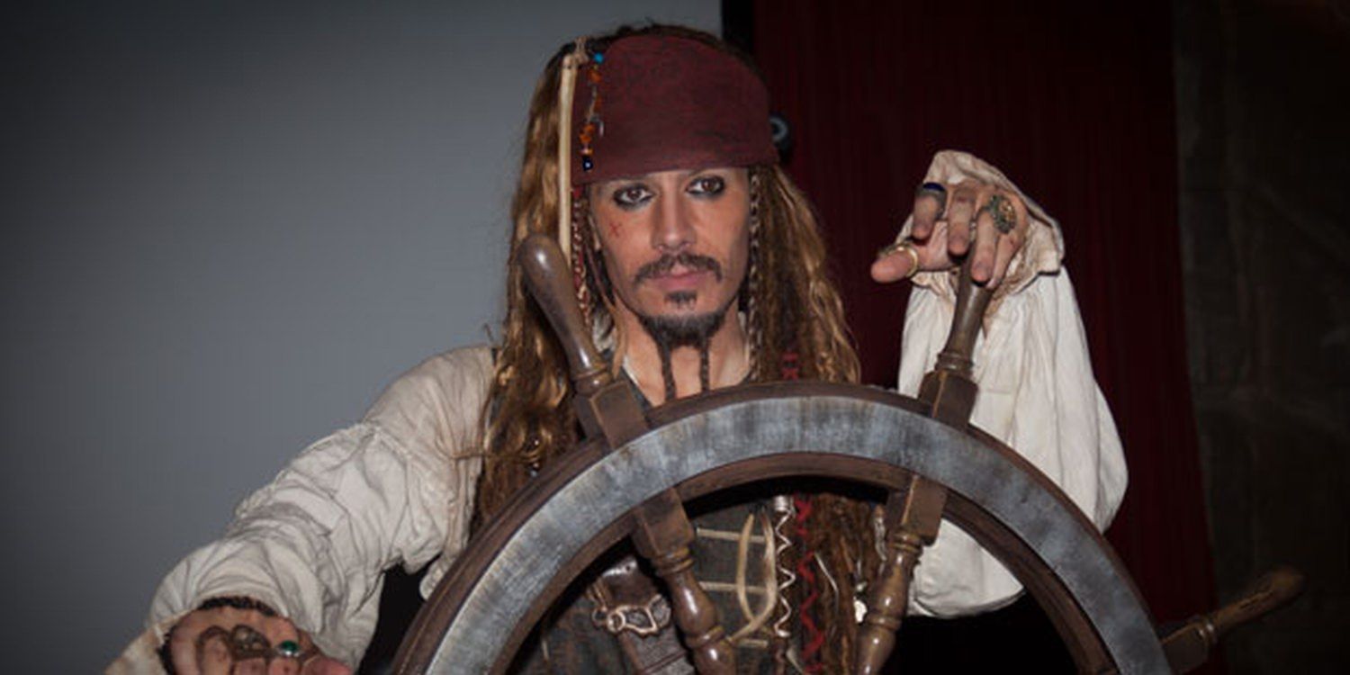 Captain Jack Sparrow Supplies The Swagger At Yorkshire Ceremony