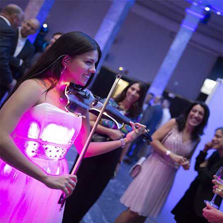 LED Violinist Madrid