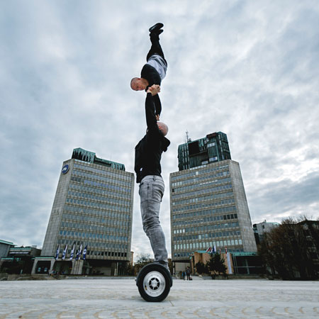 Book Hoverboard Acrobats Slovenia Acrobat duo Scarlett