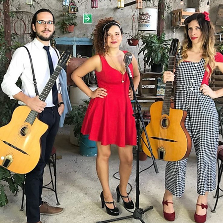 Acoustic gypsy Jazz Trio Mexico