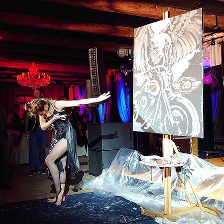 Tanz Speed Painting Show