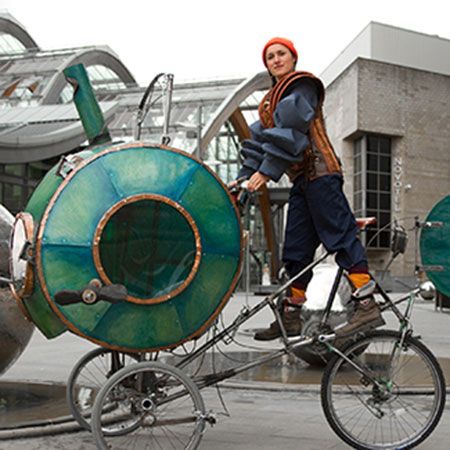 Cycle de sous-marin Steampunk