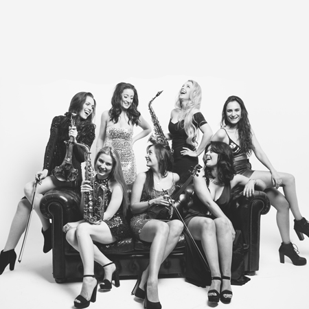 Lichter Weibliche Party Band