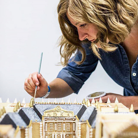 Corporate Gingerbread Food Art