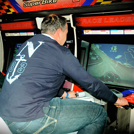 Motorbike Arcade Game Simulator