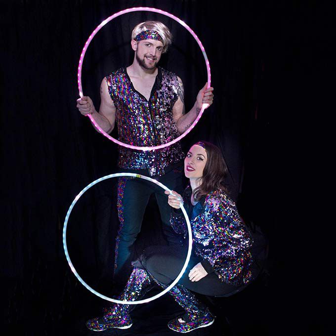 Hire Our Pixel Poi & LED Juggling Show | Scarlett Entertainment